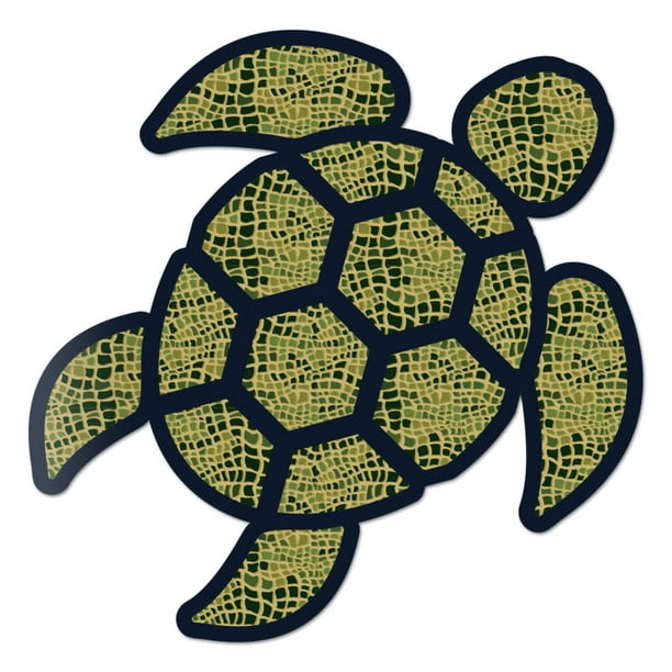 12'' or 14'' 9'' Turbo Turtle Sticker Car Bumper Decal 12'' or 14'' 9'' Turbo Turtle Sticker Car Bumper Decal
